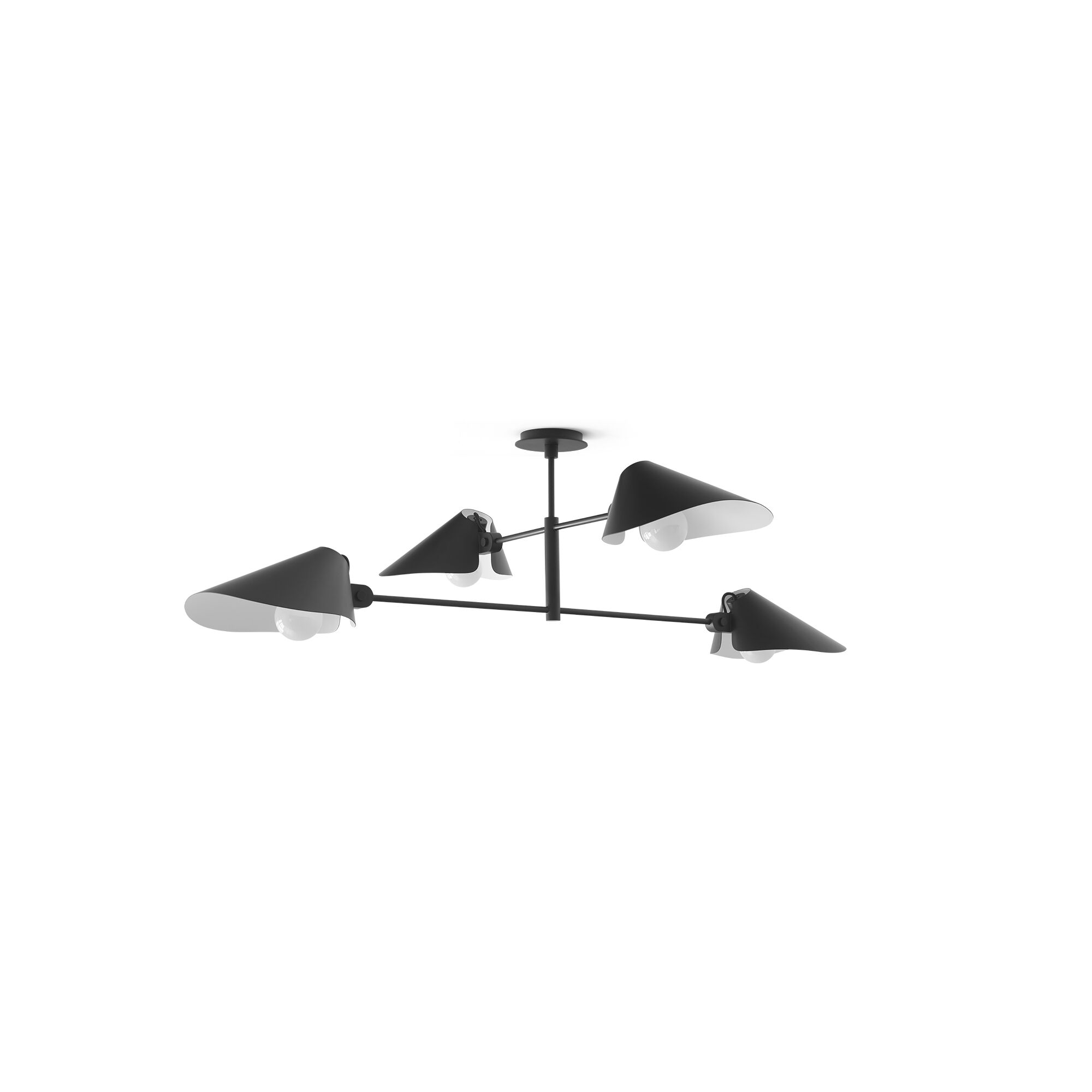Motorhuv SC91 Taklampa &Oslash;100 Svart