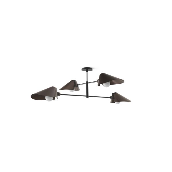 Bonnet SC91 Plafoniera Ø100 Bronzo/ Nero