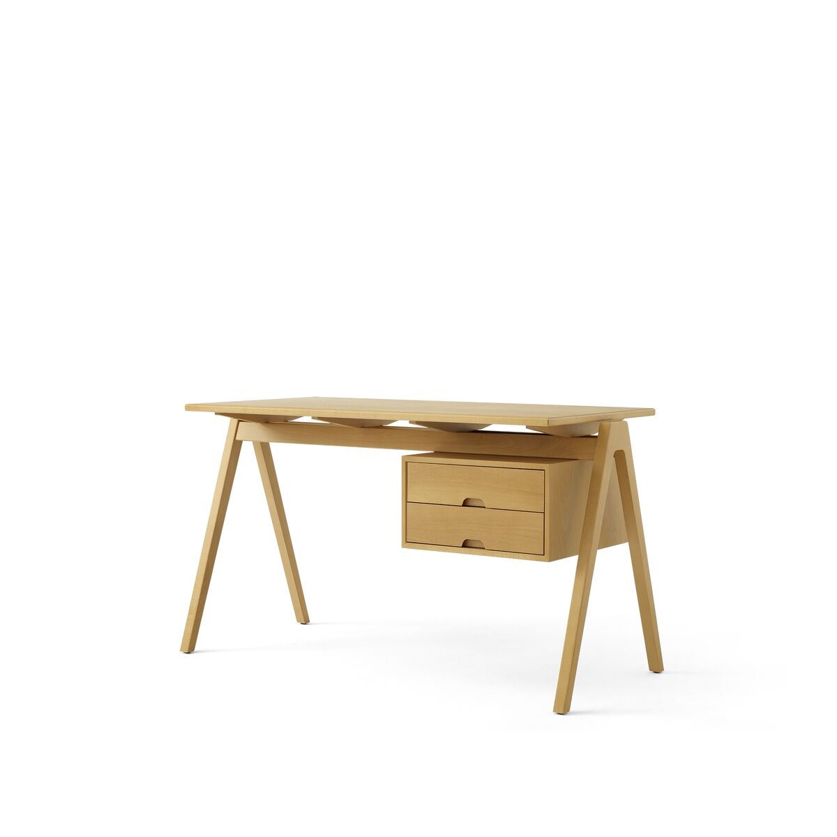 Daystak RD3 Desk H71 Honey Colored Beech