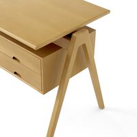 Daystak RD3 Desk H71 Honey Colored Beech