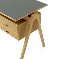 Daystak RD3 Desk H71 Honey Colored Beech/Verde Comodoro 0750