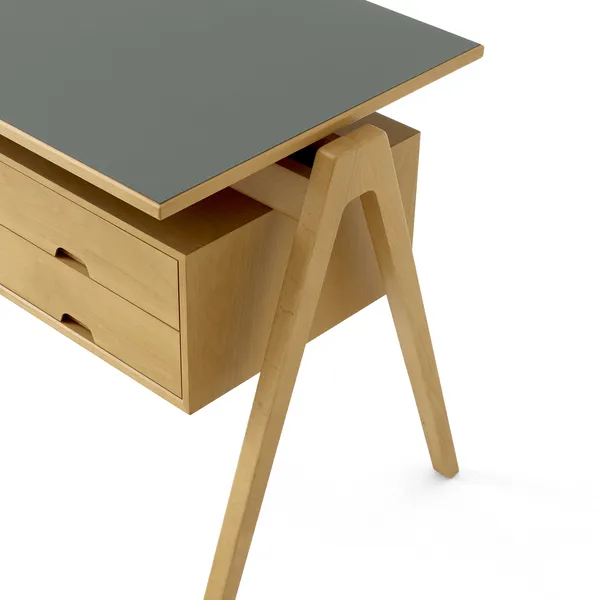 Daystak RD3 Desk H71 Honey Colored Beech/Verde Comodoro 0750