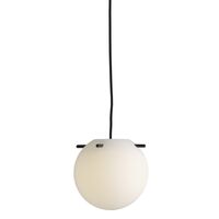 Koi Pendant Ø19 Opal White/ Black Sticks