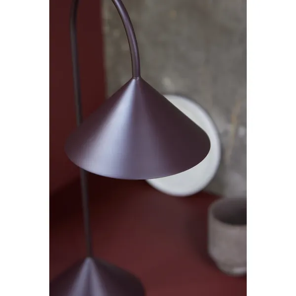 Grasp Tragbare Lampe H47 Matt Beetroot