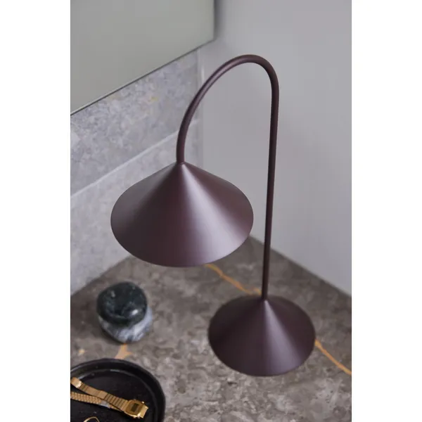 Grasp Tragbare Lampe H47 Matt Beetroot