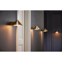 Grep Vegglampe Solid Messing