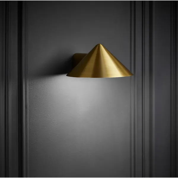 Grep Vegglampe Solid Messing