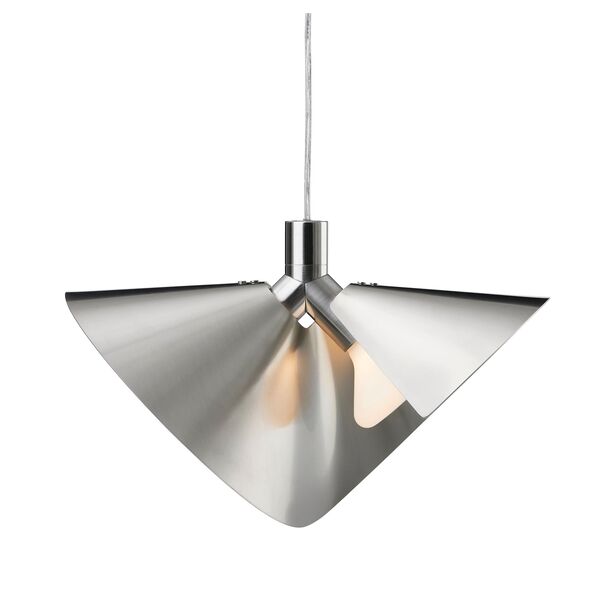 Lampadario Peel Spazzolato/acciaio Inossidabile