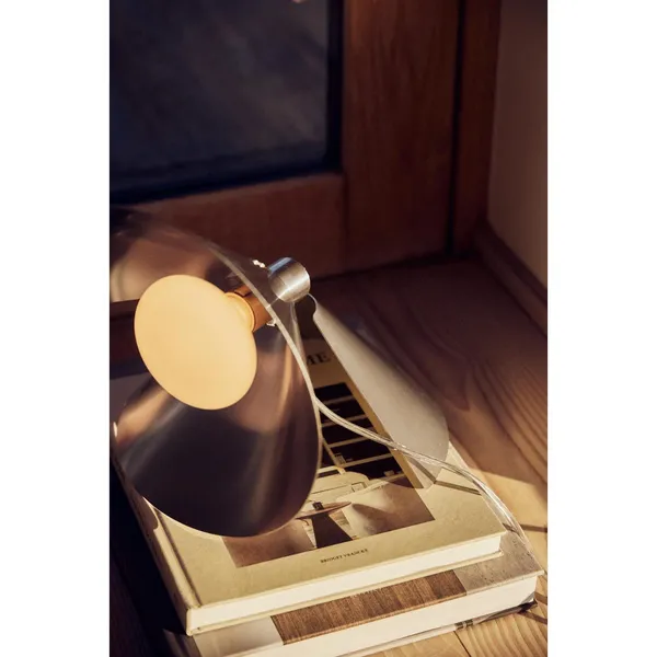Peel Bordlampe Børstet/Rustfri Stål