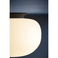 Supernate Loftlampe Ø28 Opal Hvid/Sort