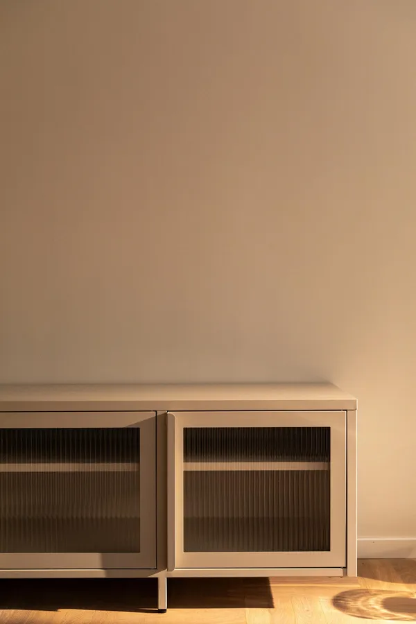 Store TV Bench 180 cm Pebble Grey