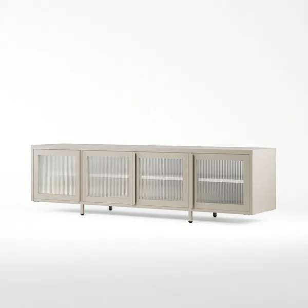 Store TV Bench 180 cm Pebble Grey