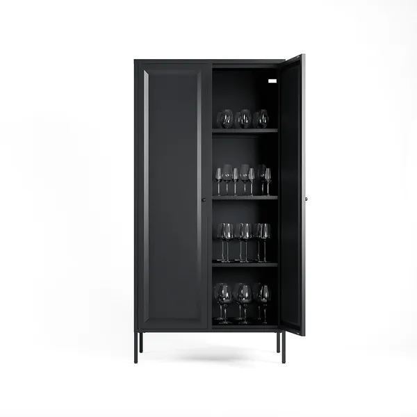 Keep Kleiderschrank 180 cm Anthrazitgrau