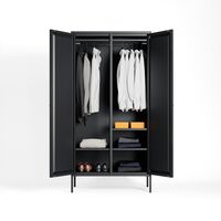 Keep Kleiderschrank 180 cm Anthrazitgrau
