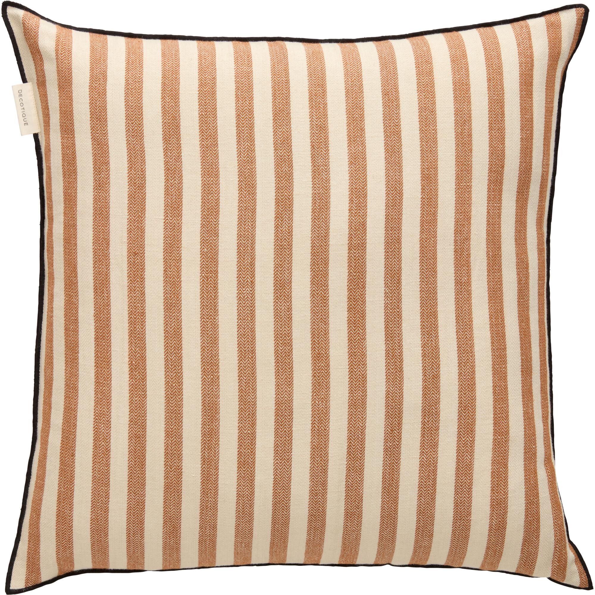 Outline Stripe Coussin 50x50 Marron