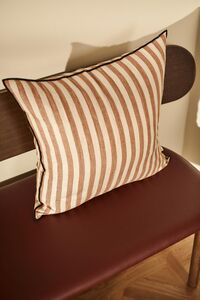 Outline Stripe Coussin 50x50 Marron