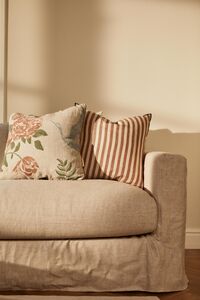 Outline Stripe Coussin 50x50 Marron
