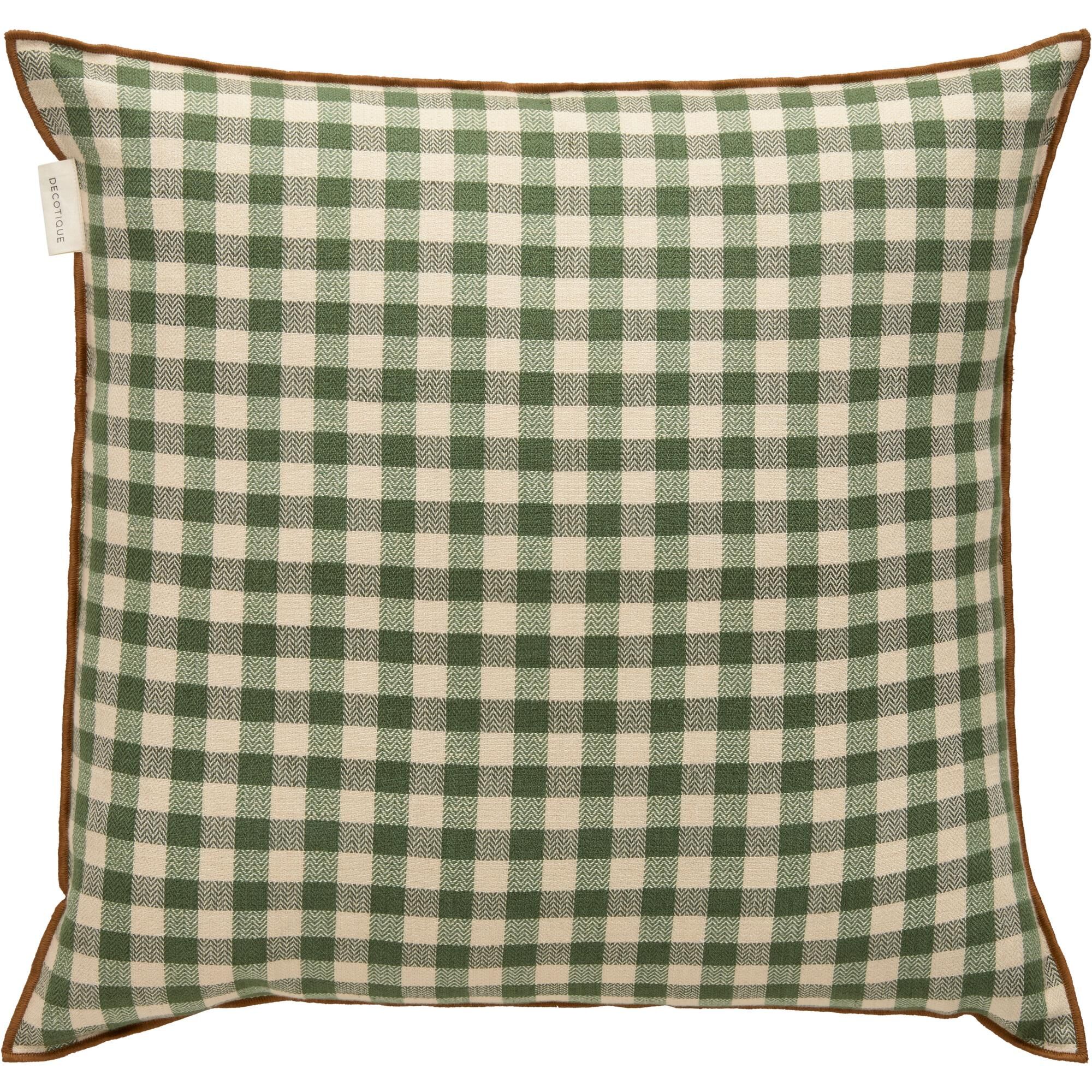 Outline Check Coussin 50x50 Vert