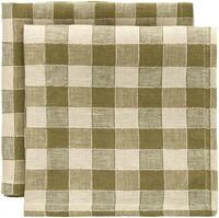 Ester Servilleta 40x40 Set de 2 Oliva