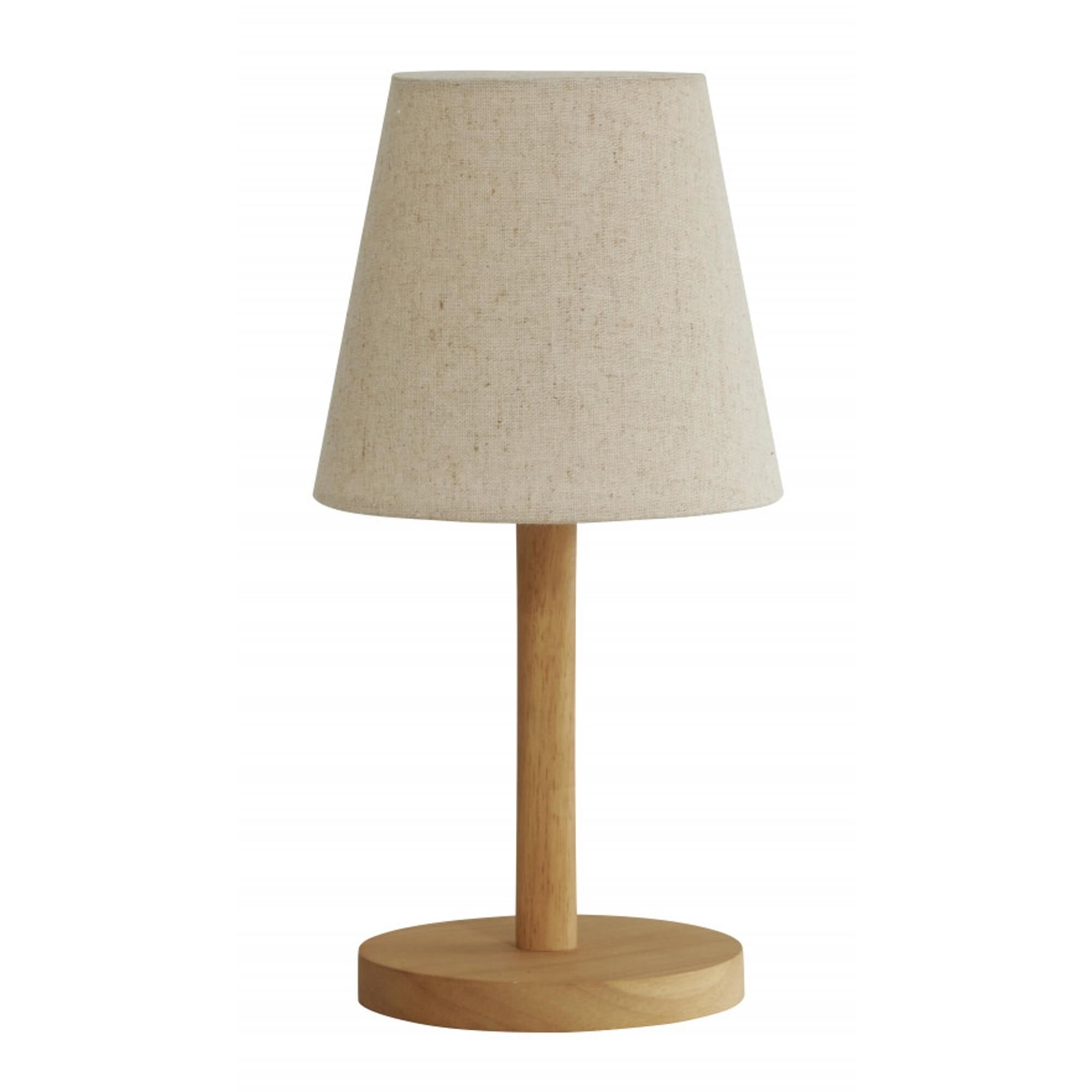 Tess Bærbar Bordlampe Eik/naturfarget
