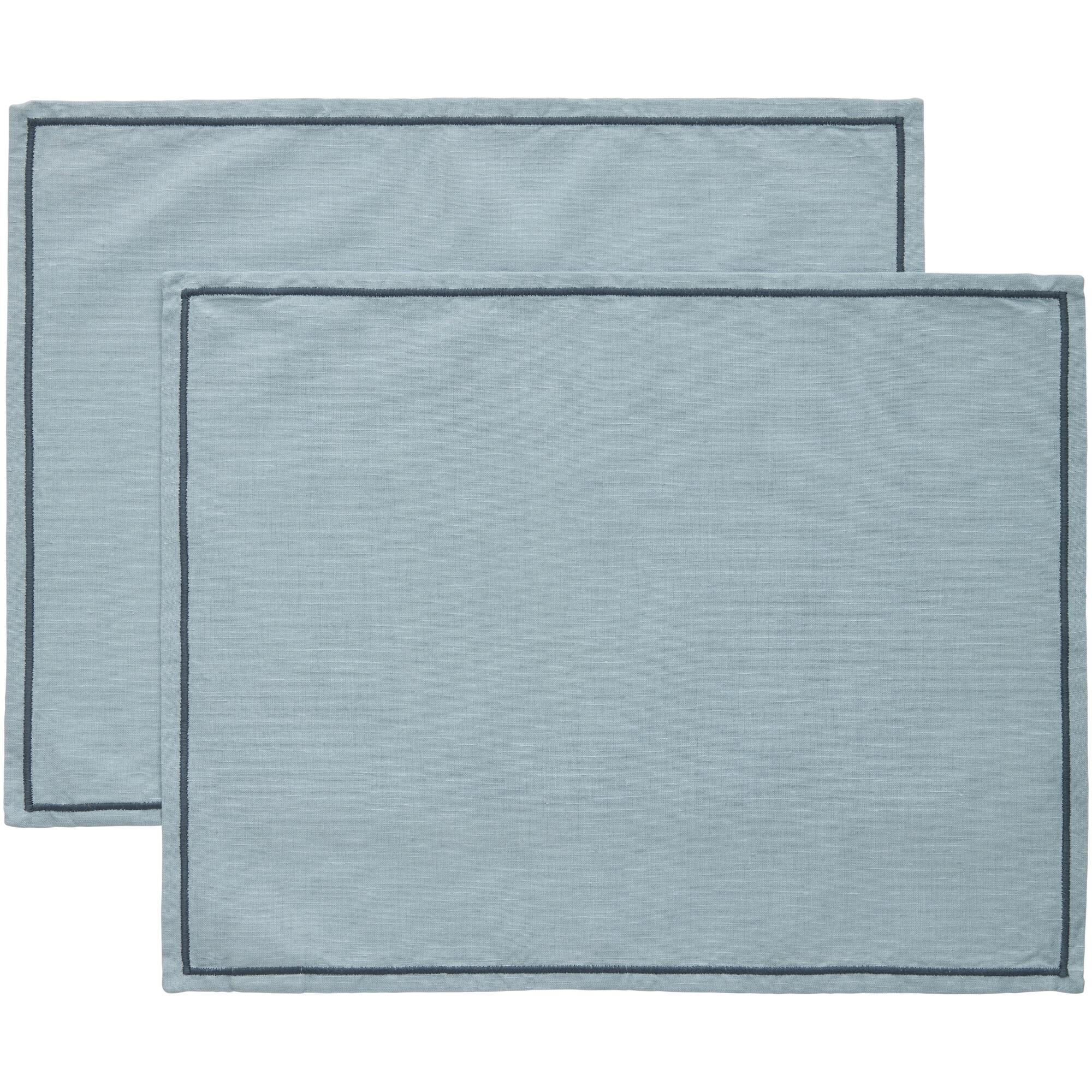 Sienna Set de Table 35x45 Lot de 2 Bleu Poudré