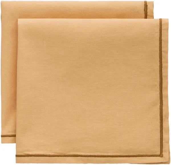 Sienna Serviette 45x45 Set mit 2 Sand