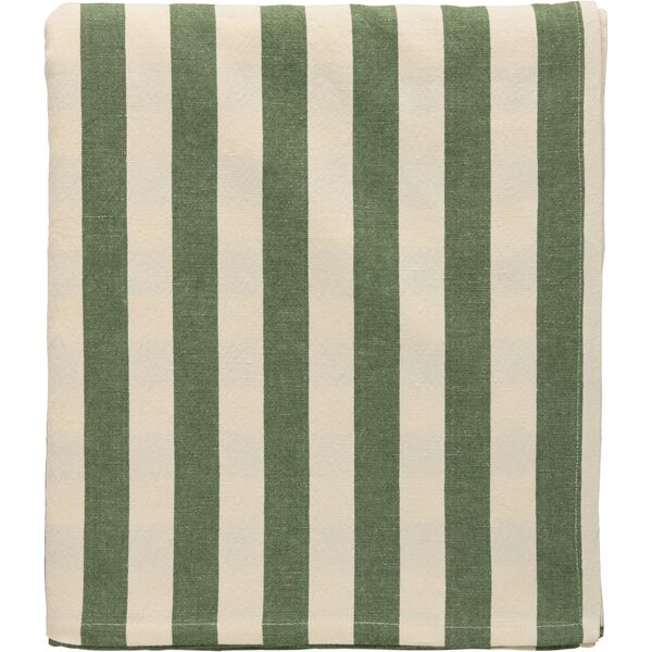 Block Stripe Tablecloth 140x240 Green