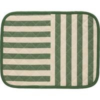 Block Stripe Platzset 35x45 Grün
