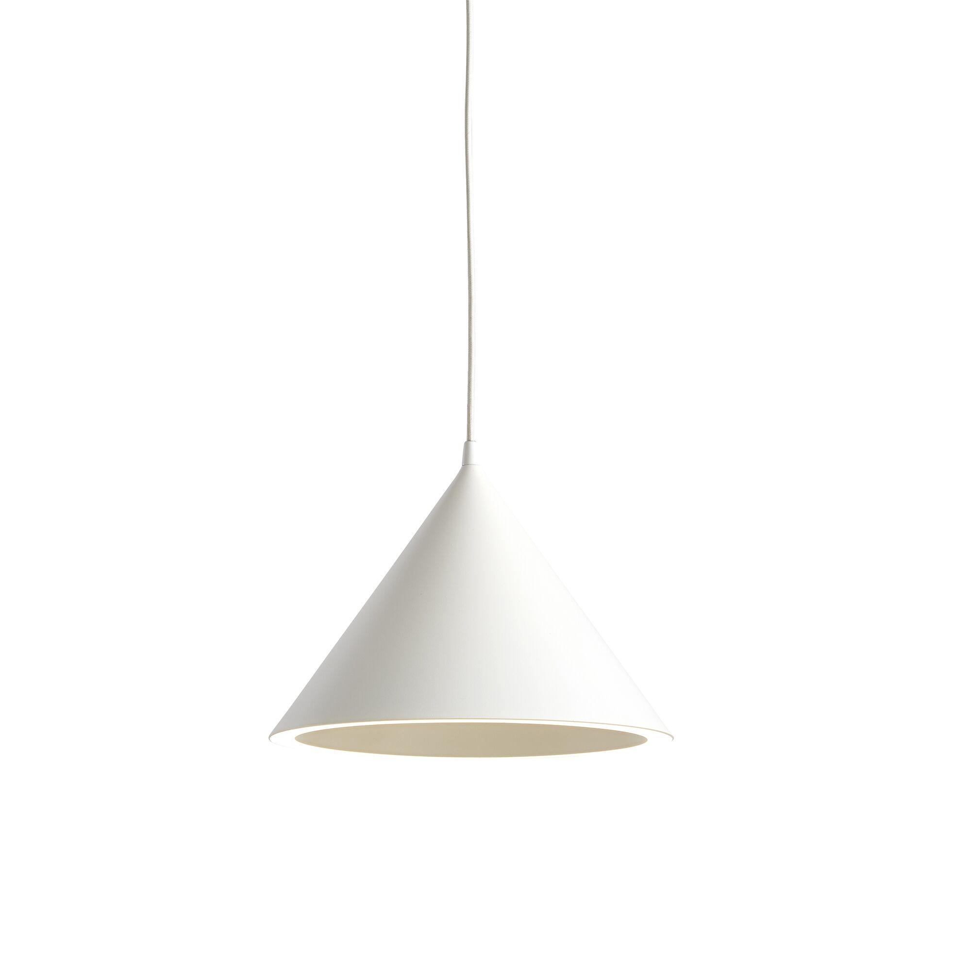 Annular Taklampa Liten Vit