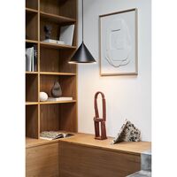 Ringformet Taklampe Stor Sort