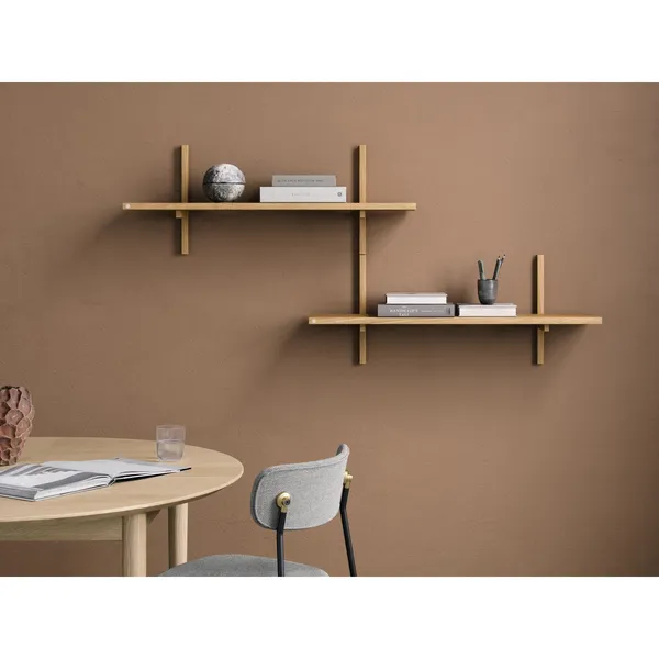A-Light Plank 90x21xH35 cm Gerookt Geolied As