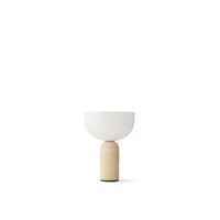 Kizu Limited Edition Tragbare Lampe Travertin/ Sand