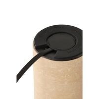 Kizu Limited Edition Tragbare Lampe Travertin/ Sand