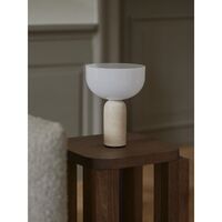 Kizu Limited Edition Tragbare Lampe Travertin/ Sand
