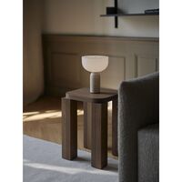 Kizu Limited Edition Tragbare Lampe Travertin/ Sand