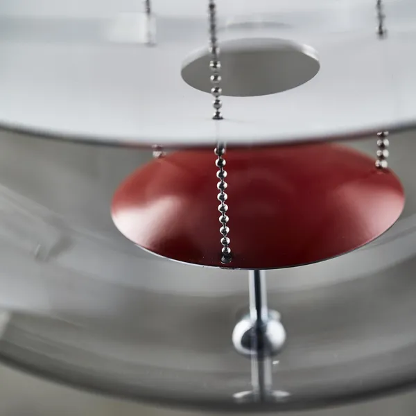 Globe Pendant Ø40 Chrome/ Red/ Blue