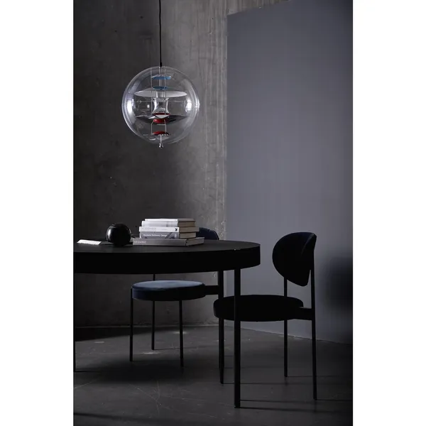 Globe Pendant Ø40 Chrome/ Red/ Blue