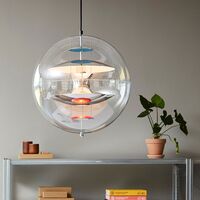 Globe Pendant Ø50 Chrome/ Red/ Blue