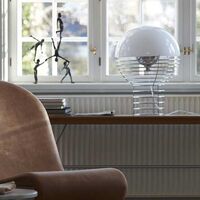 Wire Tafellamp Ø40 Wit
