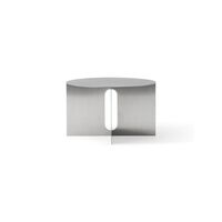Androgyne Side Table Ø63 Brushed Steel