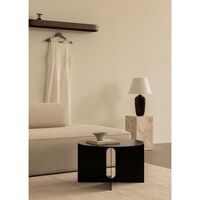 Androgyne Side Table Ø63 Brushed Steel