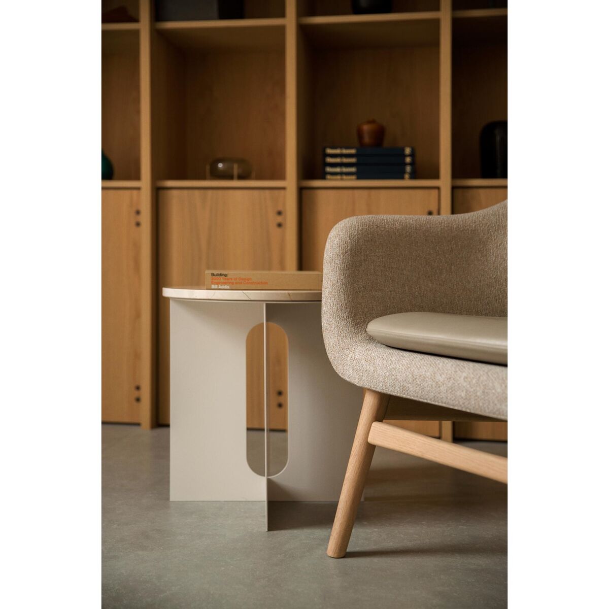 Androgyne Sidebord Ø63 Sort