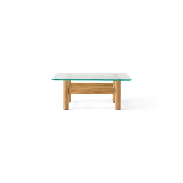 Brasilia Coffee Table Oak/Glass