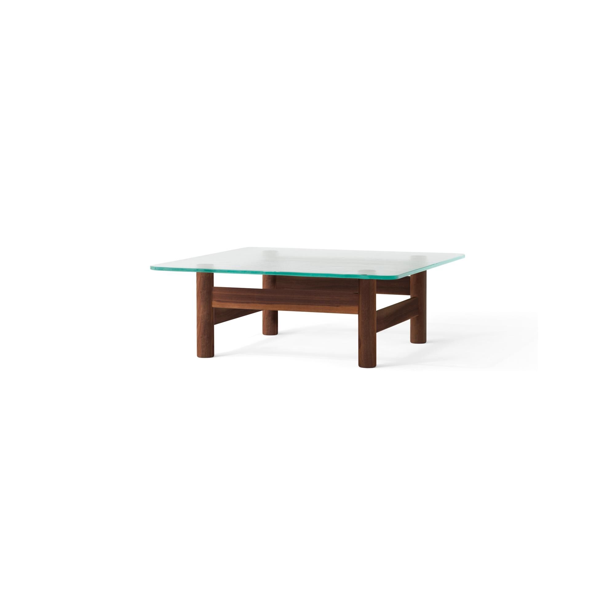Brasilia Sofabord Valnød/Glas
