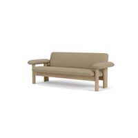 Brasilia Sofa 2-Seater Oak/Bouclé