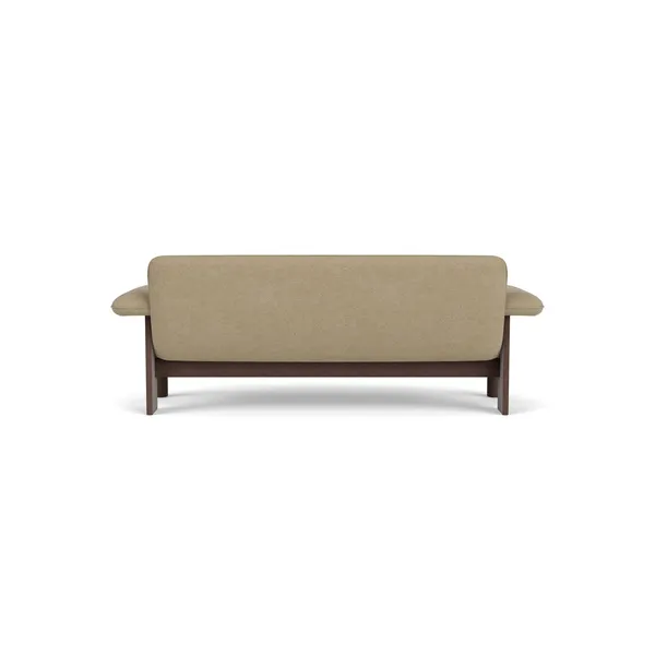 Brasilia Sofa 2-Seater Dark Stained Oak/Bouclé
