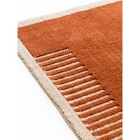 Duomo Carpet 270x270 Terracotta Red