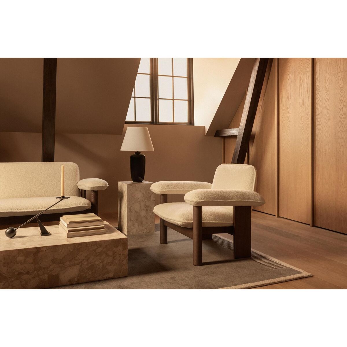 Duomo Carpet 270x270 Terracotta Red