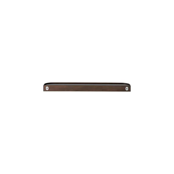 Epoch Shelf With Hooks 118 Dark Stained Oak/ Black