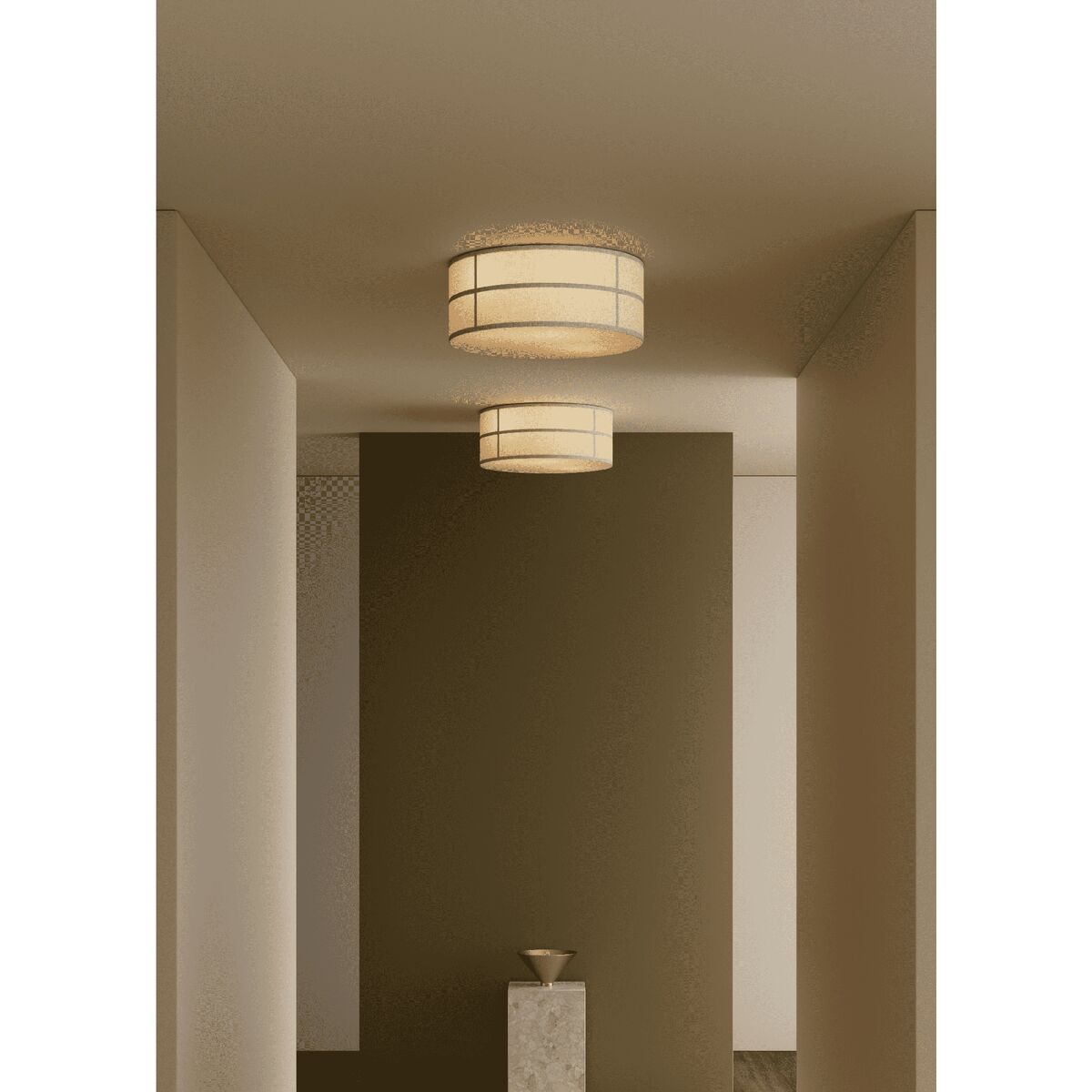 Hashira Ceiling Light Raw